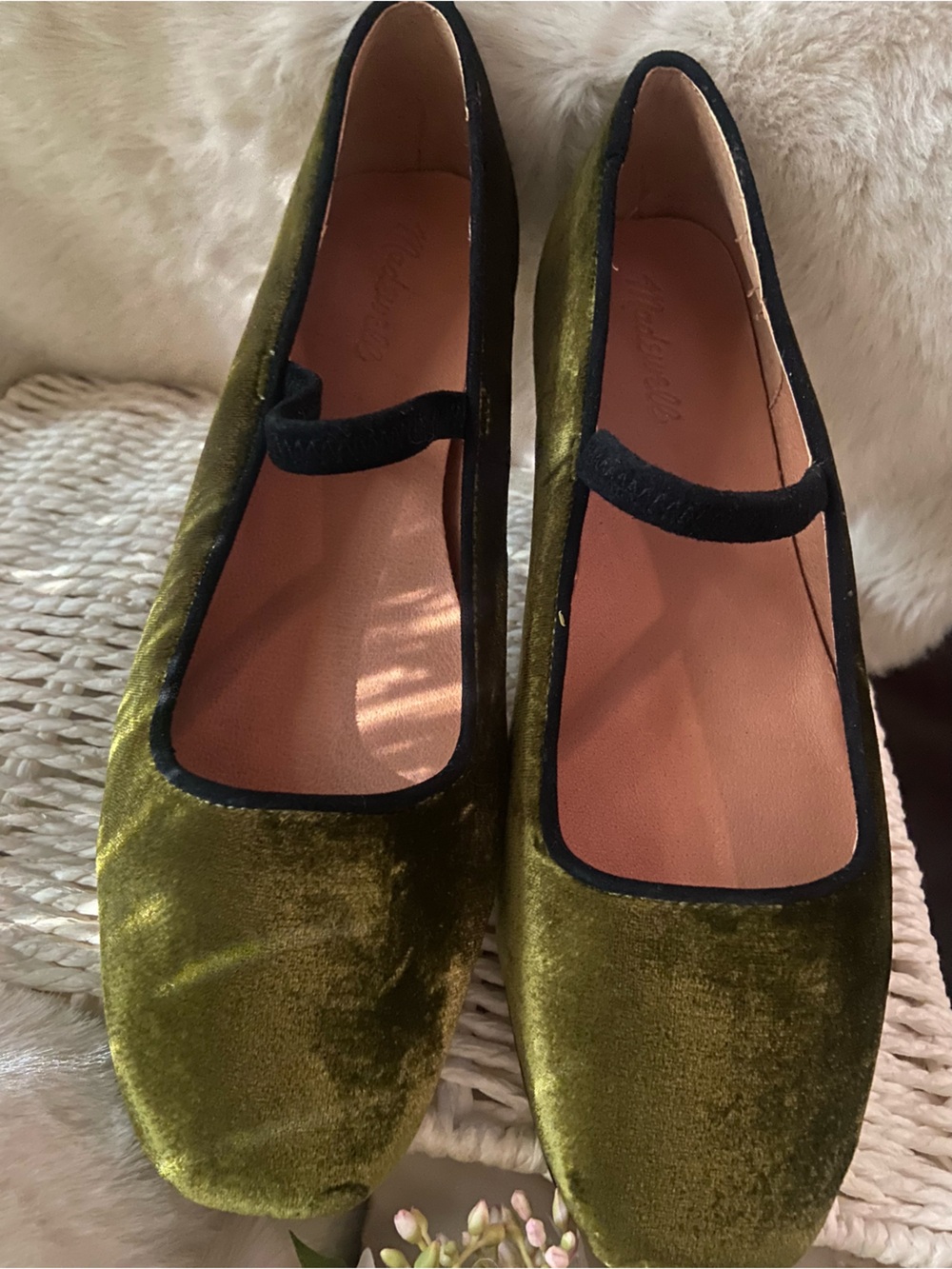 Madewell Greta Ballet Flat In Rich Green Velvet. NWT 💚 - Picture 12 of 12
